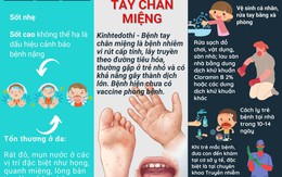 [Infographic] Đừng chủ quan với bệnh tay chân miệng ở trẻ em