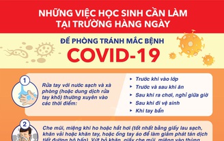 Cách phòng chống dịch trong mùa khai trường mới