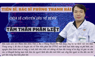 Tiến sĩ, Bác sĩ Phùng Thanh Hải chia sẻ chuyên sâu về bệnh tâm thần phân liệt