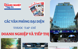 Các văn phòng đại diện Tạp chí Doanh nghiệp và Tiếp thị