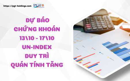 Dự báo chứng khoán 13/10 - 17/10: VN-Index duy trì quán tính tăng
