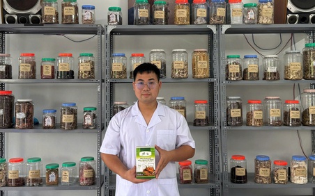 Hành trình biến ruộng hoang thành “vườn thuốc vàng” của chàng trai 9x Tiền Hải