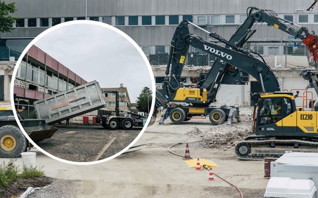 Công trường với 25.000 m3 vật liệu được san phẳng mà không tốn một giọt xăng: Thế giới chưa có tiền lệ