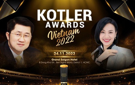 Kotler Awards Vietnam 2022: Việt Nam nhận 2 giải cống hiến đóng góp cho cộng đồng marketing