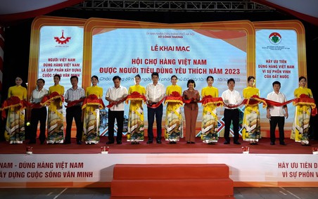 Khai mạc Hội chợ hàng Việt Nam được người tiêu dùng yêu thích