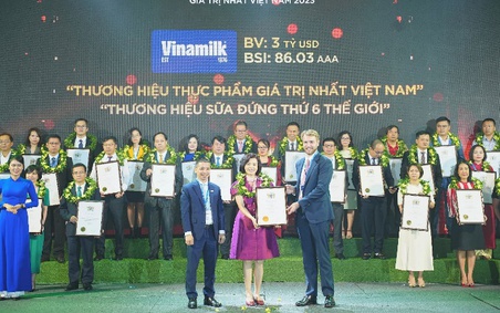 Hơn một thập niên, Vinamilk giữ vững ngôi vị trong các bảng xếp hạng doanh nghiệp niêm yết hàng đầu