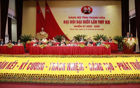 Thanh Hóa: Khai mạc Đại hội đại biểu Đảng bộ tỉnh lần thứ XX, nhiệm kỳ 2025 - 2030