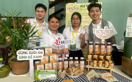 Cuộc thi Khởi nghiệp Xanh lần thứ 11: Dự án Netgins- Gừng sưởi ấm, sinh kết xanh lọt vào chung kết
