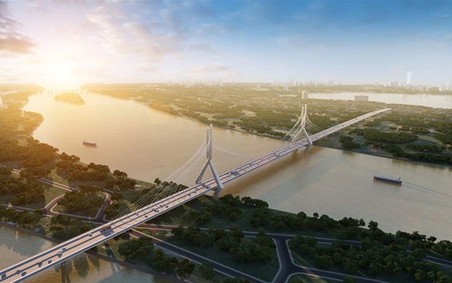 Hà Nội: Khởi công Dự án đầu tư xây dựng cầu Tứ Liên và đường hai đầu cầu