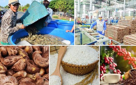 Xuất siêu nông lâm thủy sản đạt khoảng 5,18 tỷ USD