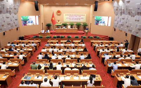 Khai mạc Kỳ họp thứ 25 HĐND TP Hà Nội, xem xét nhiều nghị quyết cụ thể hoá Luật Thủ đô