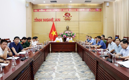 Nghệ An: Triển khai công tác ứng phó với bão số 9 (Ragasa)