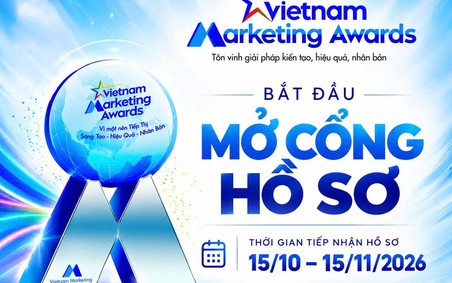 Vietnam Marketing Awards 2026 chính thức mở cổng tiếp nhận hồ sơ và đề cử