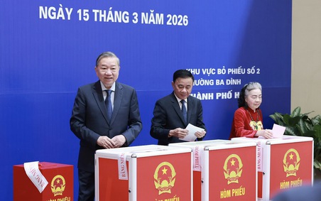 Hơn 93% cử tri cả nước đã đi bầu cử, 5 tỉnh đạt tỉ lệ gần tuyệt đối