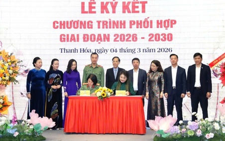Hiệp hội Doanh nhân nữ Thanh Hóa: Ký kết chương trình phối hợp với Hội Phụ nữ Công an tỉnh giai đoạn 2026-2030