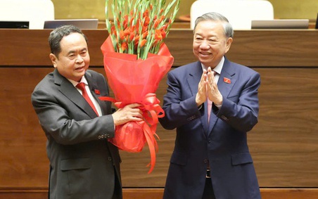 Đồng chí Trần Thanh Mẫn tái đắc cử chức vụ Chủ tịch Quốc hội