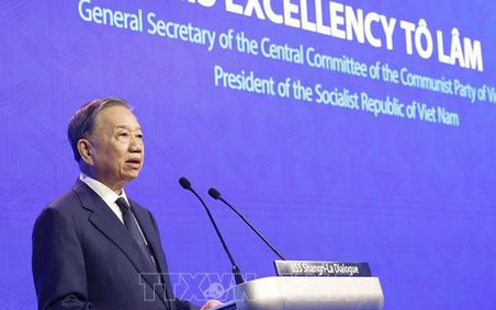 Phát biểu của Tổng Bí thư, Chủ tịch nước Tô Lâm tại phiên khai mạc Đối thoại Shangri-La lần thứ 23