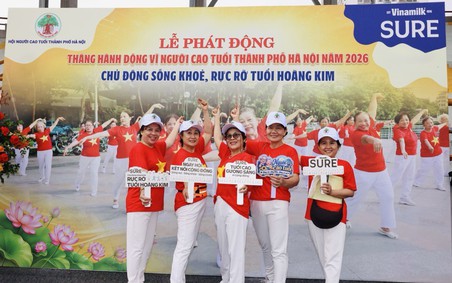 Vinamilk mang giải pháp dinh dưỡng và chăm sóc sức khỏe đến người cao tuổi Thủ đô