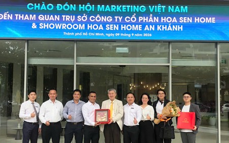 Hoa Sen Home và Hội Marketing Việt Nam mở hướng hợp tác từ thương hiệu, nhân lực đến hệ sinh thái