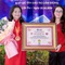Nghệ nhân Đào Thị Cẩm Sương lập kỷ lục với tác phẩm "Hồn dân tộc - Nón lá quê hương”